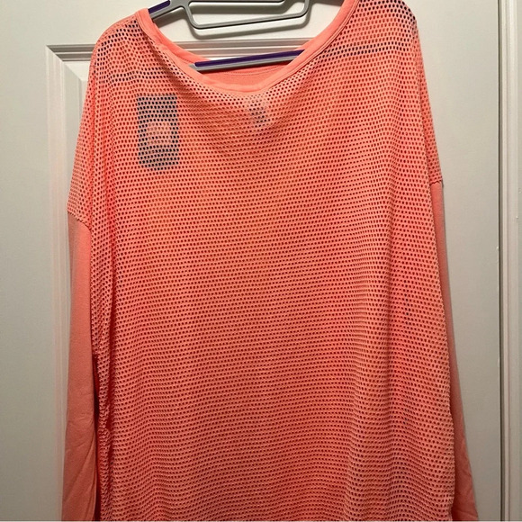Avia Long Sleeve Athleisure Top w/Full Mesh Back - Size XXL - NWT - Picture 5 of 6